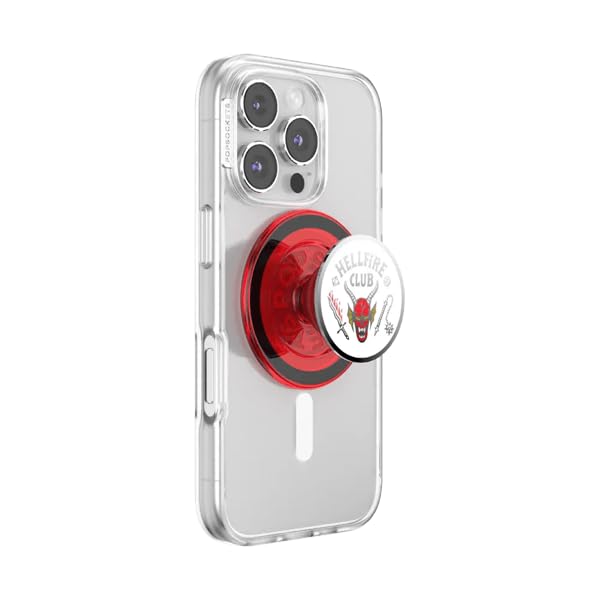 PopSockets Agarre de teléfono para MagSafe, Soporte magnético - Hellfire