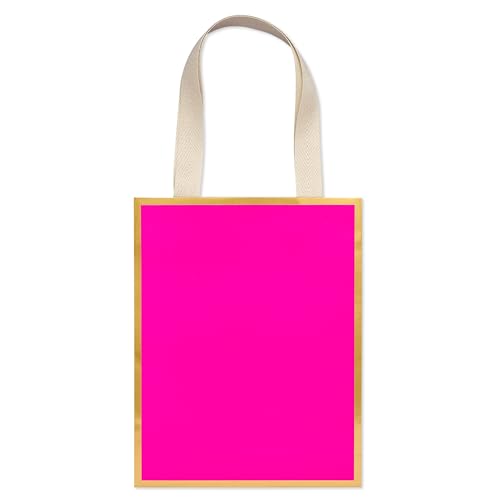 Image of Papyrus 9 inch Medium Gift Bag (Pink and Gold) for Birthdays, Weddings, Anniversaries and All Occasions (1 Bag)