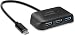 Produktbild Speedlink SNAPPY EVO 4 Port USB Hub  passiver USB-C 3.1 Gen 1 Hub mit 3x USB-A und 1x USB-C für eine schnelle Datenübertragung mit bis zu 5 Gbit/s, Anschluss über USB-C, schwarz