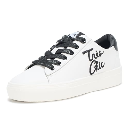 Image of Karl Lagerfeld Women's Cate Sayings Everyday Lace Up Sneaker