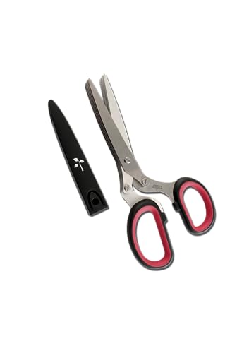 KIRIE TIJERAS PARA HIERBAS AROMÁTICAS CON LIMPIADOR DE ACERO INOXIDABLE Y MANGO SOFTTOUCH