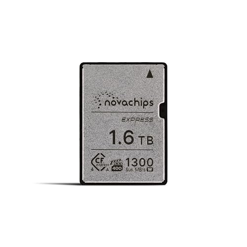Novachips 1.6TB Express CFexpress 4.0 Type A Memory Card - Sony Cameras, Sony A9 III, A1 II, A7R V, A7 IV, Fx3, Fx6, (NN965C01T6TX8)