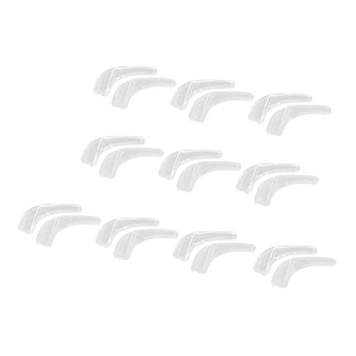 Tongina 20Pcs Sports Glasses Temple Tip Glasses Transparente Ear Hook Anti Slip Rack - M