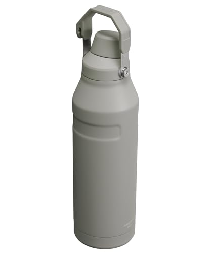 Image of Stanley IceFlow Fast Flow Water Bottle 50 oz | Angled Spout Lid | Lightweight and Leakproof for Travel and Sports | Insulated Stainless Steel | BPA-Free | Ash