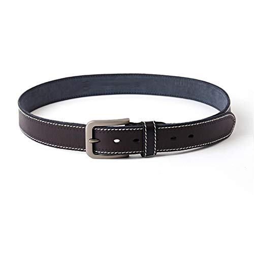 Leather Men's Belt Retro Casual Design Jeans Belt for Designer Belt High Metal Pin Buckle (Color : A, Size : 105cm) (B 115cm)3