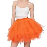 Señoras Tutu Falda Clásica, Señoras Falda de Tul 50s Rockabilly Enagua Tutu Enagua Falda de Baile Tutu Falda Corta Ballet Cosplay Festivo Carnaval Disfraz para Fiesta Festiva Vestido de Baile Vestido