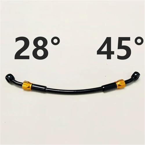 Flexible frein hydraulique moto 180cm avec durite acier inoxydable M10 - 3