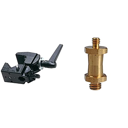 Manfrotto Super Clamp 035C et adaptateur réversible 037 pour montage d'appareils photo