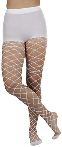 Image of ToBeInStyle Women's Large Mesh Fishnet Patterned Pantyhose Tights
