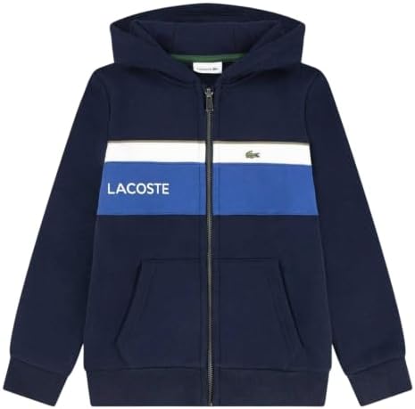 Lacoste Childrens/Kids Full Zip Hoodie (UK Size: 4 Years) (Marine Blue)
