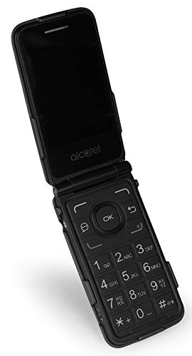 Case For Alcatel Go Flip V, Nakedcellphone [Black] Protective Snap-On Cover [Grid Texture] For Alcatel Go Flip, Myflip 4G, Quickflip, At&T Cingular Flip 2, (A405Dl, 4051S, 4044, A405) #TOP3