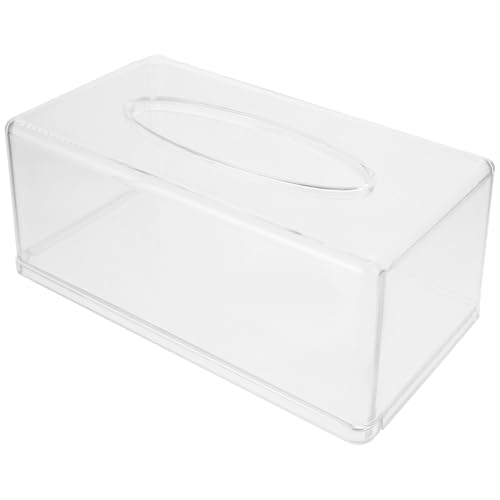 Boîte à mouchoirs transparente de qualité supérieure en plastique PS résistant - 2