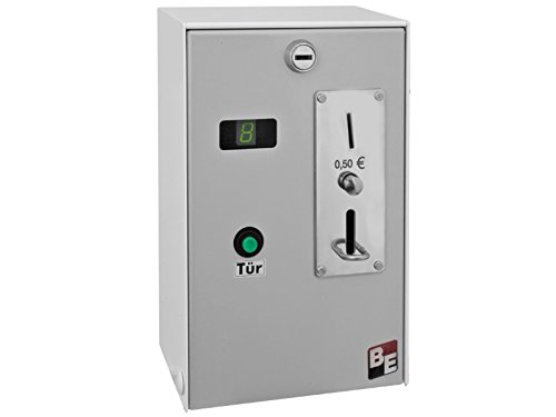 Beckmann EMS-57 MP TE 50CENT Münzautomat für 50 Cent Münzen, mit Türentriegelung, Zeiteinstellung und Münzprüfer