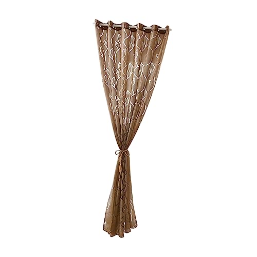 Mosquitera para ventanas de salón con elegante diseño de gasa estampada 2