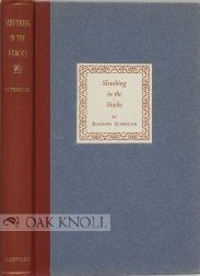 Hardcover Sleuthing in the stacks, Book