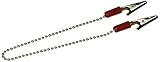 3D Dental BCRE Bib and Napkin Clip with Chain, Red (Pack of 3)
