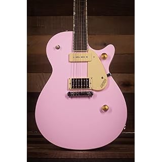 G2215-P90 Streamliner Junior Jet Club P90 Shell Pink - Les Beatles, Paul McCartney, John Lennon, RIngo Starr, George Harrison
