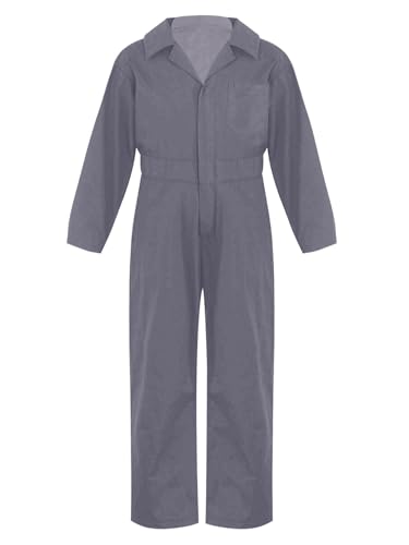 Combinaison de vol enfant zippée pour un déguisement de réparateur rapide
