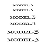 LDKH Autocollants pour Tesla Model 3 X S Y P100D, 6 Pièces en PVC pour Étriers de Frein,...