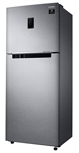 Image of Samsung 355L 2 Star Inverter Frost-Free Convertible 5 In 1 Curd Maestro Double Door Refrigerator Appliance (RT39C5C32SL /HL,Ez Clean Steel(Silver))