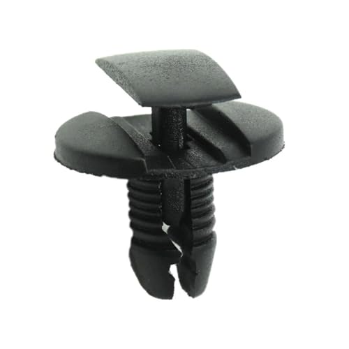 DEVFGTQA 50Pcs Auto Fastener Clip Compatible Bumper Rivet/Fixed Clamp Black Plastic Retainer Trim Panel Retainer Fastener