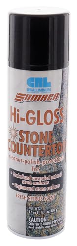 Somaca Hi-Gloss Stone Countertop Cleaner - Pack of 3 Cans