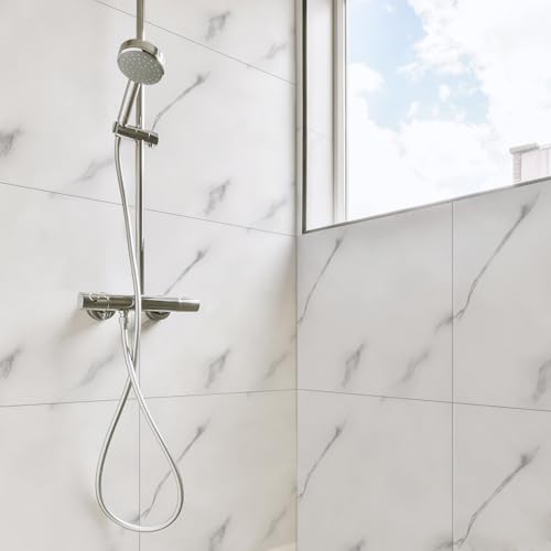 Paneles de pared impermeables autoadhesivos Nuanchu con herramientas para decoración 7
