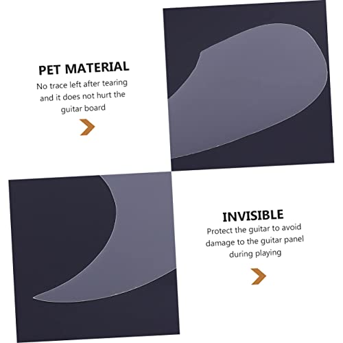 Supvox 1Pc Guitar Pickguard White Guitar Guitar Pickups Guitar Accessories Guitar Protection Acoustic Pickguard Pickguard Acoustic Pickguard Shield Guitar Accessory Pickguard Set Applique #TOP4