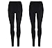 Produktbild Palleon 2er Pack Damen Thermo Leggings mit Innenfleece 38-40 / schwarz