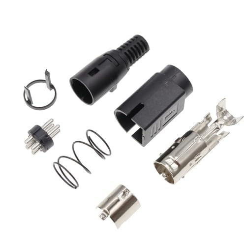 Adaptador DIN 3/4 pines macho con terminal S para fuente dual CC que evita cortes de energía eléctrica 3