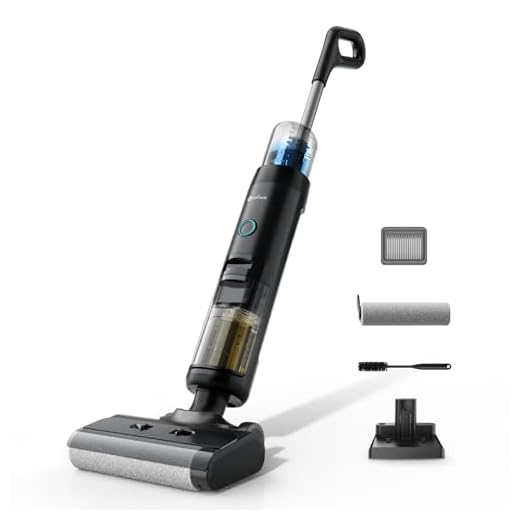 LEFANT LS200 Aspirapolvere Lavapavimenti Senza Fili, 20.000 Pa, Pulizia 3-in-1 Spazza Aspira Lava, Autopulente, Bordo Sottile 5 mm, 30 Min Autonomia, Scopa Lavapavimenti Maneggevole