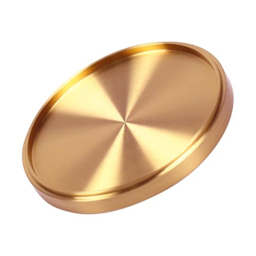 LOORGVEL Posavasos de Cobre Resistente al Calor 75 Mm Grande, Almohadilla para Taza de Escritorio, Protector de Mesa Resistente al Desgaste para Uso Doméstico, Accesorio para Bar y Hogar