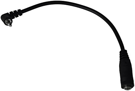 3.5mm MALE TO 2.5mm FEMALE STEREO HEADPHONE ADAPTER FOR IPHONE / BLACK