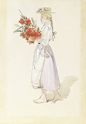 Tableau étude pour Ute Blaser Sommarvind Carl Larsson toile 60x90