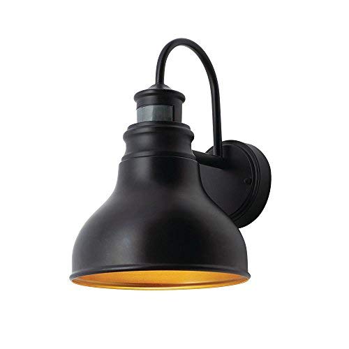 Home Decorators Collection Oil Rubbed Bronze Outdoor LED Motion Sensor Wall Lantern