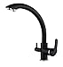 Baterie kuchenne Pure White 3 Way Kitchen Faucet Osmosis Reverse Tri Flow Filtrowana bateria zlewozmywakowa Tap-Black