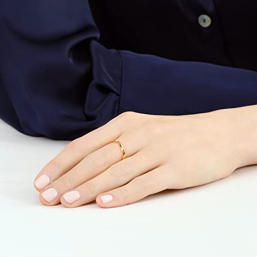 Chow Sang Sang Dazzling Mirror Gold 999 24K Solid Gold Price-By-Weight 2.24G Gold Mobius Strips, Endless Love Hoop Ring For Women 93863R | Our Size 16 / Us 7.5 #TOP1