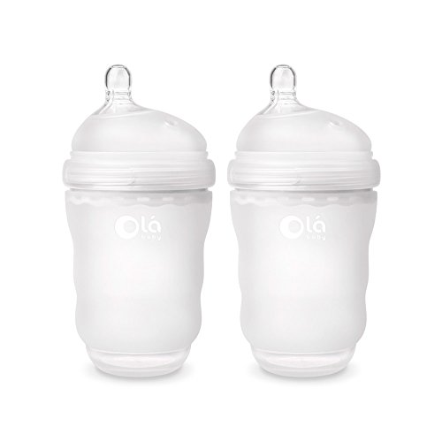 Image of Olababy Gentle Bottle 2 Piece Frost Set, 8 Ounce