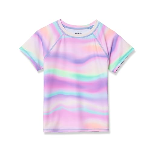 Image of Lands' End Girls Graphic Mock Neck UPF 50 Sun Protection Rash Guard