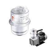 PERFERATE KF25 Oil Mist Filter Pump Fume Separator Exhaust Filter Pump High Efficiency Filtration Interface Interface Filtration Rate of More Than 95% Quick Release Vacuum for Labs