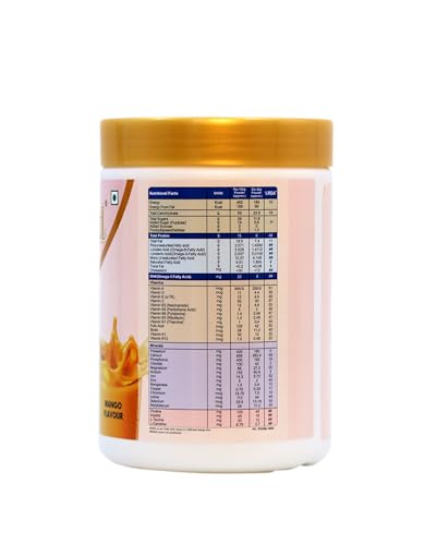 Image of PediaGold Nutrition Mix Powder for Children | For 2-14 Years | Mango-400g | Zero Sucrose | 6g protein per serving | Supports Overall Health Boosts Immunity | Nutritional Supplement for Kids Growth