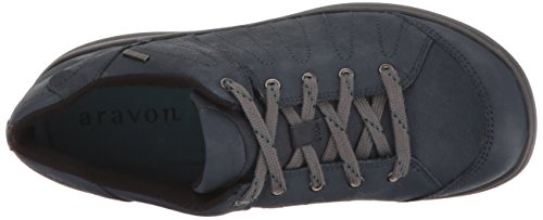 Aravon Women's Revsavor Flat,Navy,6.5 D Us #TOP4