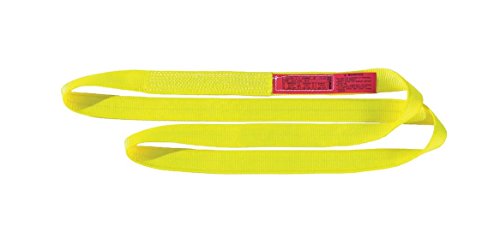 Lift All EN1601NX3 Web Sling, Endless, Nylon, 1" x 3', 1-ply, Model Number: LIF EN1601NX3, Yellow #1