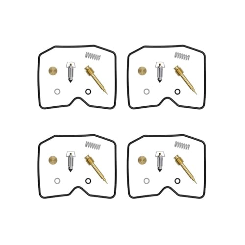 Kit réparation carburateur moto KLR250 KLX250S joint pointeau gicleur 4 ensembles complets