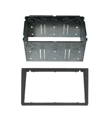 Adaptateur autoradio 2 DIN cadre support de fixation auto Opel Meriva