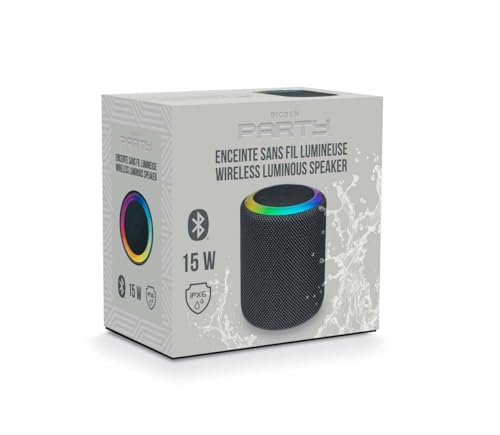 Enceinte sans Fil Lumineuse Premium Bigben grand jeu de lumière LED et basses puissantes
