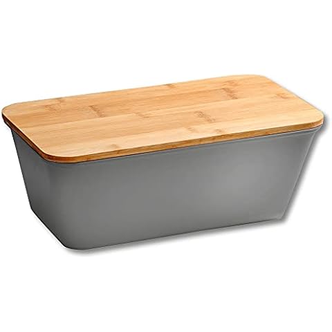 Boîte à pain Kesper en plastique et bambou Cover
