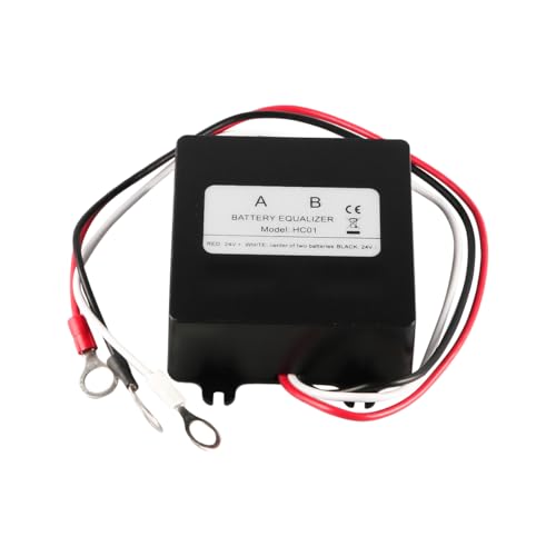 Laroal 24 V HC01 Batterie-Equalizer 2 x 12 V Solarsystem-Batterie-Balancer für in Reihe geschaltete Batteriepacks