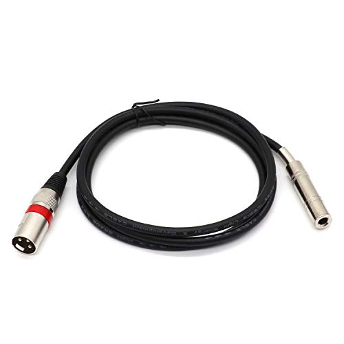 Siyear 6.35 Mm 1/4" Female To Xlr Male Adapter Cable,Quarter Inch Ts/Trs To Xlr 3 Pin Interconnect Cable (5Feet-1.5M) #TOP1