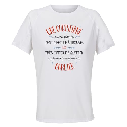 T-shirt respirant polyester femme Christiane pour le running et fitness